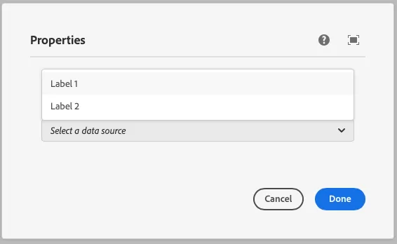 Datasource Component